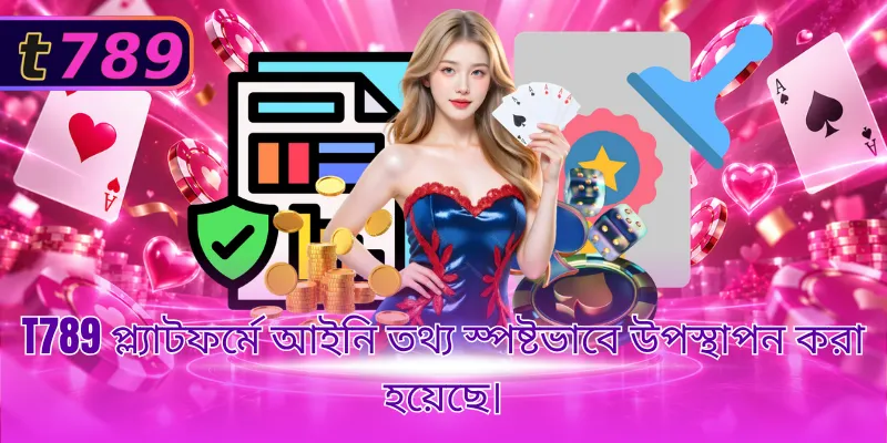T789 প্ল্যাটফর্মে আইনি তথ্য স্পষ্টভাবে উপস্থাপন করা হয়েছে।