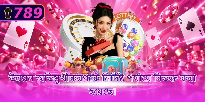 উন্নয়ন অভিমুখীকরণকে নির্দিষ্ট পর্যায়ে বিভক্ত করা হয়েছে।