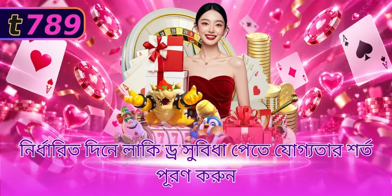 নির্ধারিত দিনে লাকি ড্র সুবিধা পেতে যোগ্যতার শর্ত পূরণ করুন