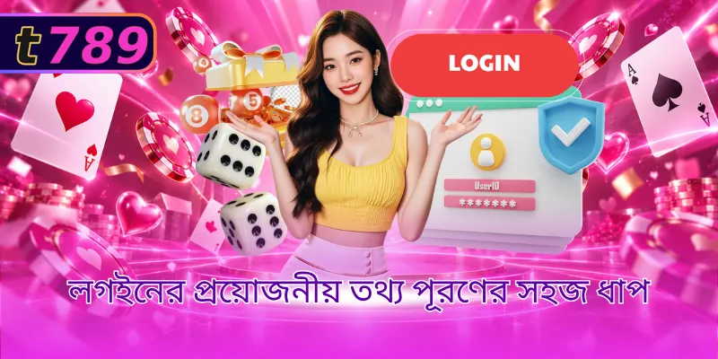 লগইনের প্রয়োজনীয় তথ্য পূরণের সহজ ধাপ