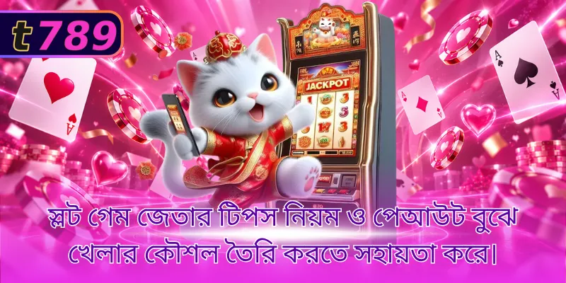 স্লট গেম জেতার টিপস নিয়ম ও পেআউট বুঝে খেলার কৌশল তৈরি করতে সহায়তা করে।